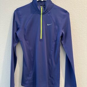 Nike Blue and Yellow Performance Top